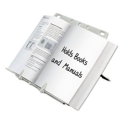 Fellowes BookLift Copyholder Plastic One Book/Pad Platinum 21100