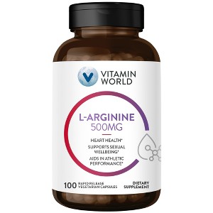 Vitamin World - L-Arginine 500mg 100ct - 1 of 2