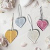 Evideco French Home Goods Magnetic Wooden Heart Curtain Tiebacks – Easy to Use, No Installation Needed - 3 of 4