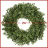 Casafield Artificial Christmas Wreath for Front Door, Window or Mantel, Green Fir Indoor/Outdoor Holiday Décor - 3 of 4