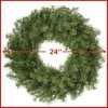 Casafield Artificial Christmas Wreath for Front Door, Window or Mantel, Green Fir Indoor/Outdoor Holiday Décor - image 3 of 4