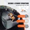 VEVOR Dog Car Seat, Dog Booster Seat for Car with A Storage Pocket, Pet Car Seat with Clip-On Safety Leash, Sponge Filling, Dog Car Bed - 3 of 4