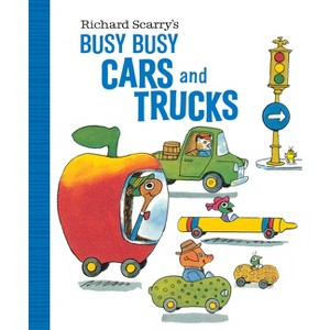 Richard Scarry's Busy Busy Cars and Trucks - (Richard Scarry's Busy Busy Board Books) (Board Book) - 1 of 1