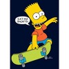 Men's The Simpsons Bart Eat My Shorts Long Sleeve Shirt - 2 of 4