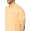 U.S. Polo Assn. Men's Classic Polo Shirt, Two-Button Closure Pique Polo Shirt, Summer Fashion Golf Shirt - 3 of 3