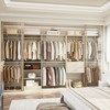 Besiost Freestanding Closet System with 8 Hannging Rods and Drawers, Hanging Closet Organizer with 10 Shelves - 2 of 4