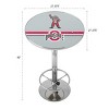 Ohio State University Bar Table with Footrest by Trademark Gameroom - 2 of 4