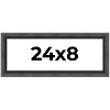 PosterPalooza | Panoramic Refined Black Picture Frame - UV Acrylic, Foam Board Backing, Hanging Hardware - 2 of 4