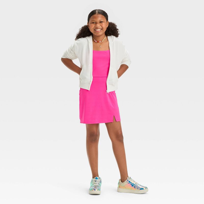 Girls' Cami Strap Tennis Dress - art class™, 4 of 5