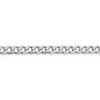 Black Bow Jewelry 5.5mm Sterling Silver, Solid Curb Chain Bracelet - image 2 of 4