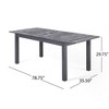 Maggift Patio End Tables, Stylish End Tables for Indoor and Outdoor Use, Ideal for Gardens, Backyard, With Special Design, Gray, 78.75"*35.5"*29.75" - 2 of 4