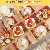 KOVOT Autumn Foliage Set: 4 Placemats & 72" Table Runner - Fall Colors with Foil Leaf Accents for Festive Thanksgiving Table Decor - 3 of 4