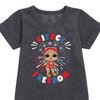 Girls' - LOL Surprise! - 4th of July Graphic Short Sleeve Fleece Dress - 2 of 3