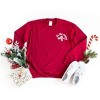 Simply Sage Market Women's Graphic Sweatshirt Tis The Season Holly Berries Mini - 3 of 4