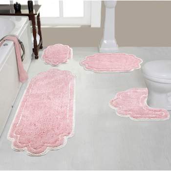 Allure Collection Cotton Tufted Bath Rug Set Set of 4 - Home Weavers