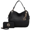 MKF Collection Fabienne Vegan Leather Women’s Hobo Bag with Wallet by Mia K - 2 of 4