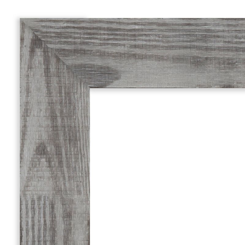 20&#34; x 54&#34; Non-Beveled Bridge Gray Wood on The Door Mirror - Amanti Art, 3 of 10