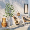 Acekool Artificial Eucalyptus Tree, Faux Olive Tree Indoor with Pot, Slender Leaves, Home Office Living Room Decor, Low Maintenance, Round Leaves - 2 of 4