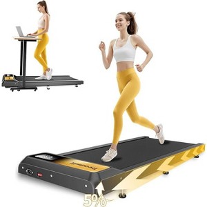 Treadmill Under Desk with Incline for Home and Office,Walking Treadmill with Remote Control and LED Display - Upreign - 1 of 4