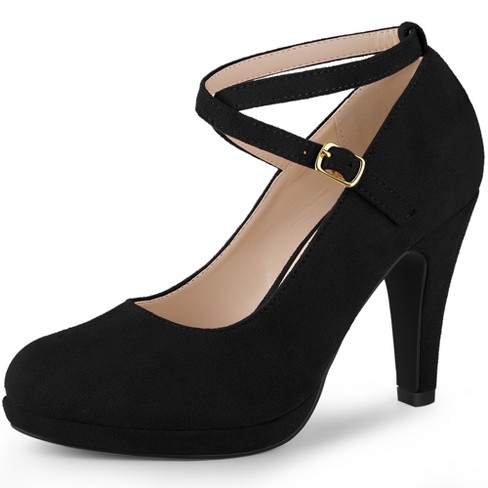 Target womens black on sale heels