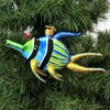 Morawski 3.5 Inch Blue Angelfish Summer Tree Ornament , Ornamen Fish Ocean Sea (1PC) - 3 of 3