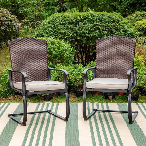 Metal garden chairs with cushions new arrivals