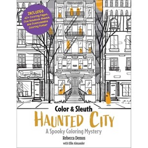 Color & Sleuth: Haunted City - by  Rebecca Demos & Ellie Alexander (Paperback) - 1 of 1