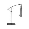 WestinTrends 10 Ft Outdoor Patio Solar LED Cantilever Umbrella with Base Weights - 3 of 3