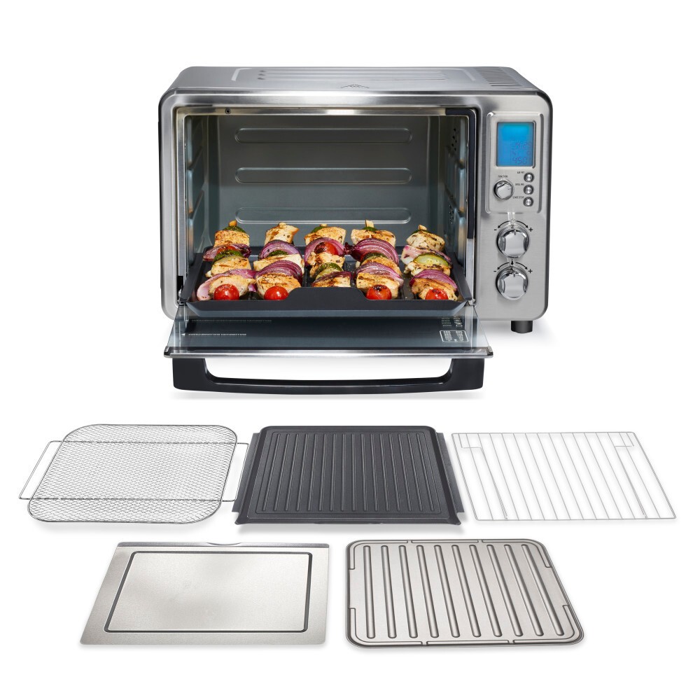 Hamilton Beach Sure - Crisp Air Fry &amp; Grilling Oven 6 Slice Capacity Stainless Steel Exterior 31395