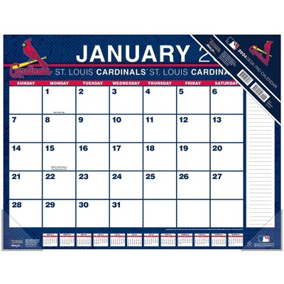 St. Louis Cardinals 2024 12'' x 12'' Team Wall Calendar