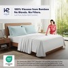 Kickoff 100% Bamboo Viscose Pillowcases Only, Hidden Zipper, Cooling Breathable, Bedding Pillow Covers for Hot Sleepers - 2 of 4