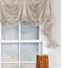RLF Home Luxurious Modern Design Classic Sheers Victory Swag 3-Scoop Window Valance 50" x 25" - 3 of 4