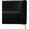 Meridian Furniture,Alina Velvet Modular Sofa - 4 of 4