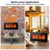 Gymax  42" Electric Fireplace with Wall-Mount and Freestanding Options 1500W Heater Remote Included - 3 of 4