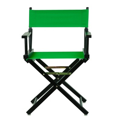Director's Chair with Black Frame and Green Canvas