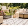 Liora Manne Avena  Indoor/Outdoor Rug  Ivory.. - 4 of 4