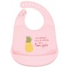 Hudson Baby Infant Girl Silicone Bibs 2pk, Fruits, One Size - 3 of 3
