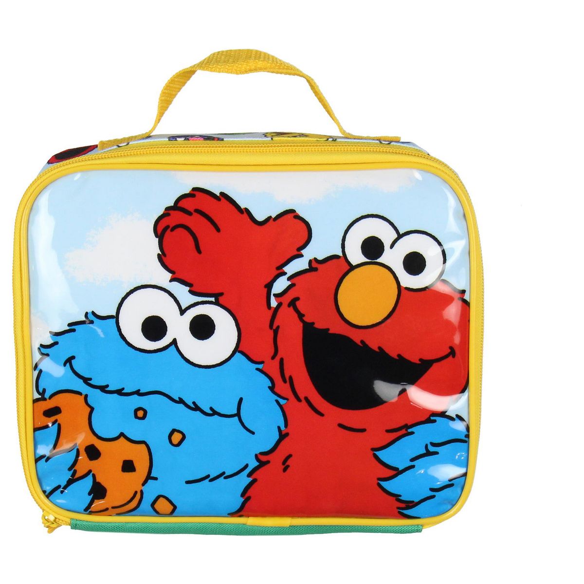 Sesame Street Backpack Big Bird Oscar Elmo 5-Piece Lunchbox Pencil Case Water Bottle Stickers School Travel Book Bag - thumbnail 5