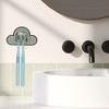 Unique Bargains Bathrooms Wall Mounted Toothbrush Holder 4.33"x2.56" - 3 of 4
