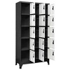 vidaXL Locker Cabinet Anthracite and White Steel Large - 3 of 4