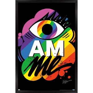 Trends International Jason Naylor - Eye Am Me Framed Wall Poster Prints - 1 of 4