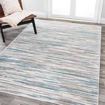 Speer Abstract Linear Stripe Area Rug - JONATHAN Y