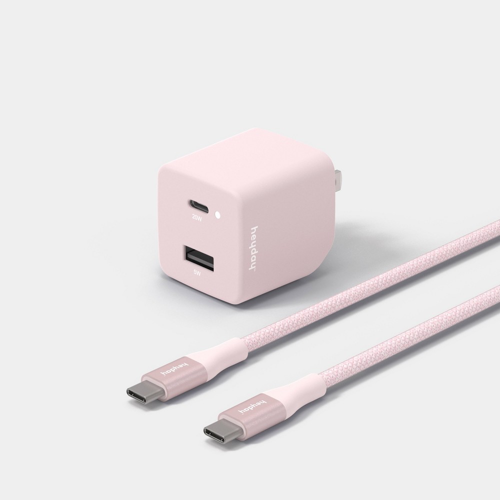 USB-C to USB-C Home Charging Kit - heyday™ Cosmetic Pink