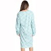 Just Love Womens Nightgown - Long Sleeve Henley Oversized Sleepwear Gown - 3 of 3