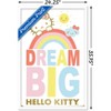 Trends International Hello Kitty and Friends: 19 Rainbow - Kitty Framed Wall Poster Prints - 3 of 4