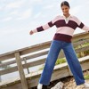 Lands' End Women's Starfish Denim High Rise Wide Leg Jeans - 4 of 4