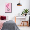 Stupell Industries Pink Cowgirl on Disco Ball Black Framed Giclee Art - 2 of 4