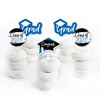 Big Dot of Happiness Blue 2025 Graduation Party - Dessert Cupcake Toppers - Clear Treat Picks - Set of 24 - 2 of 4
