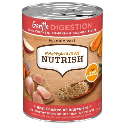Rachael Ray Nutrish Gentle Digestion with Pumpkin, Salmon & Chicken Wet Dog Food - 13oz