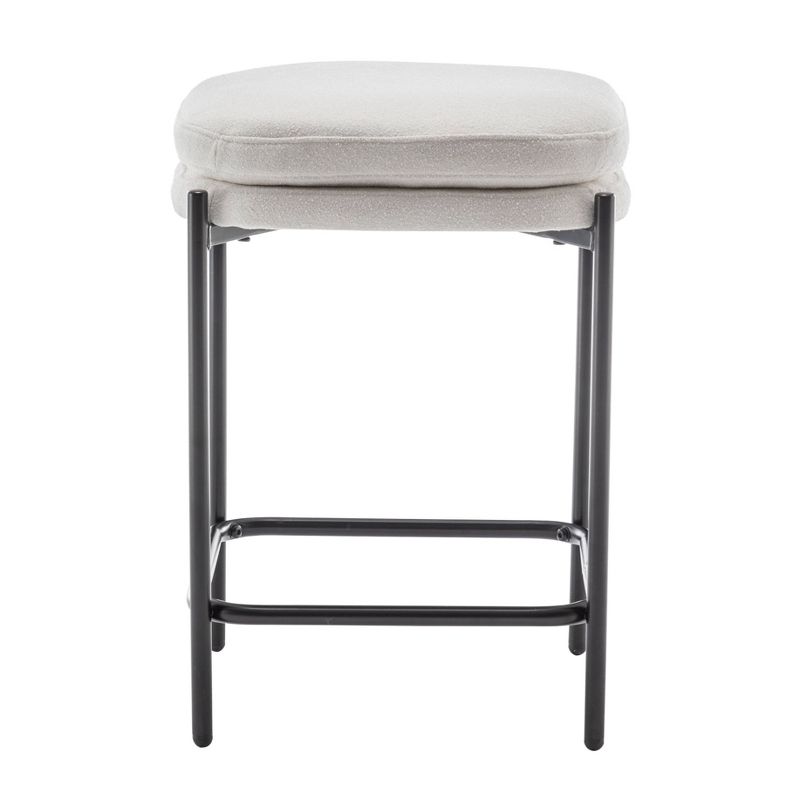 Modern Square Counter Height Barstool - WOVENBYRD, 4 of 10